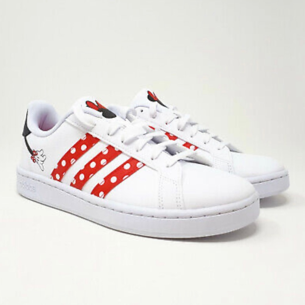 Adidas X Disney Minnie Mouse Grand Court Tennis Sneakers